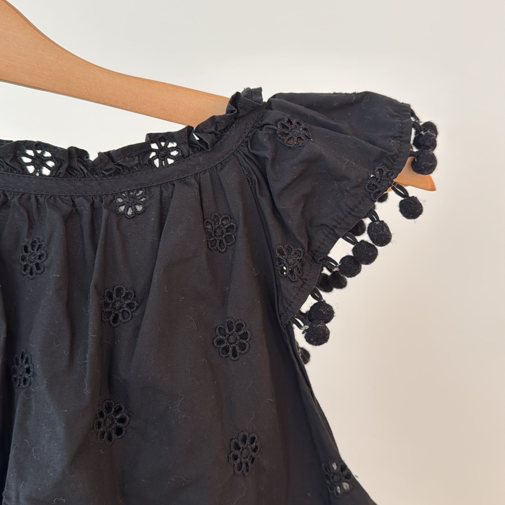J Crew Ruffle Eyelet Top - Picture 4 of 4